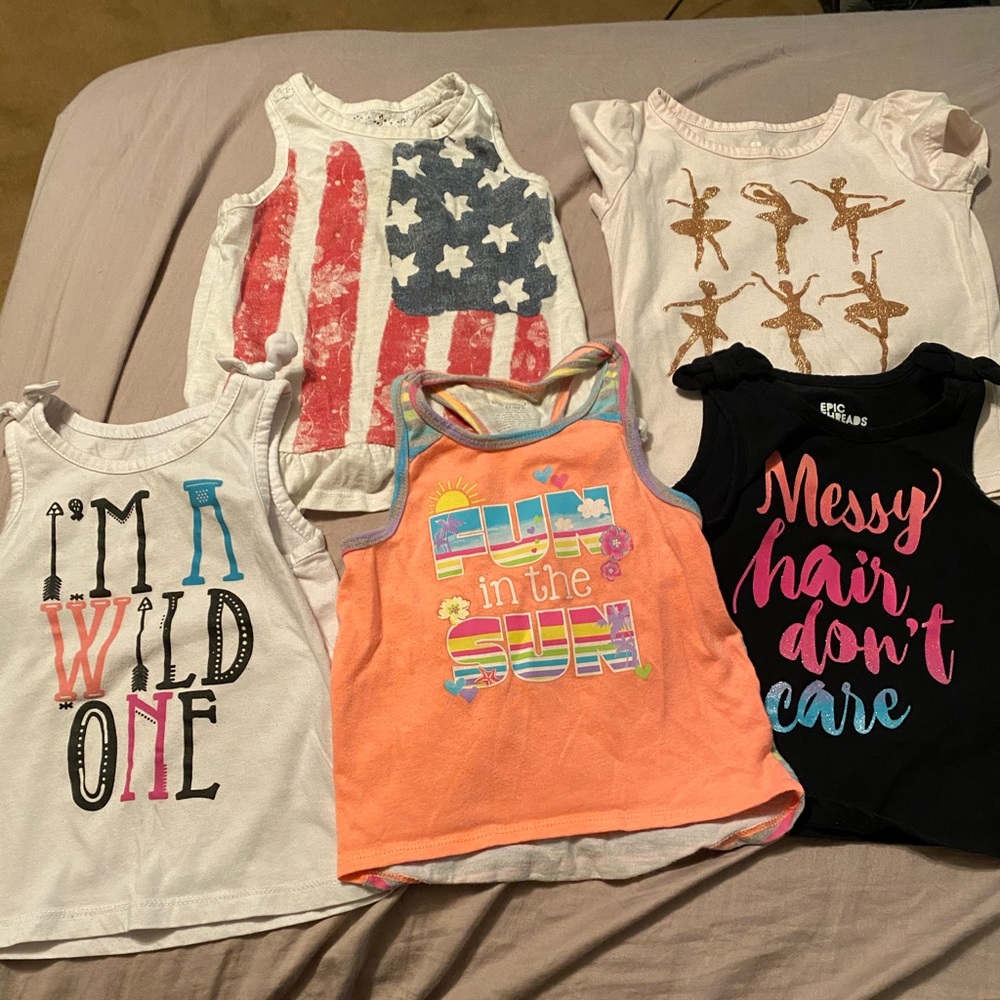 2T tank tops & shirt bundle